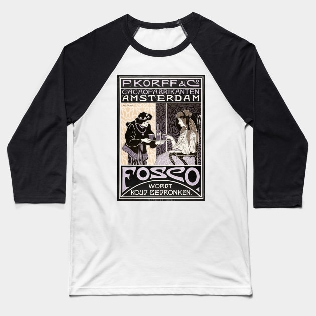 F. Korff & Co choclatiers poster Baseball T-Shirt by UndiscoveredWonders